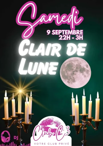 Soirée Claire de Lune Club échangiste Saint-Brieuc